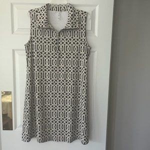 Lulu B Zipper Collar Travel Dress